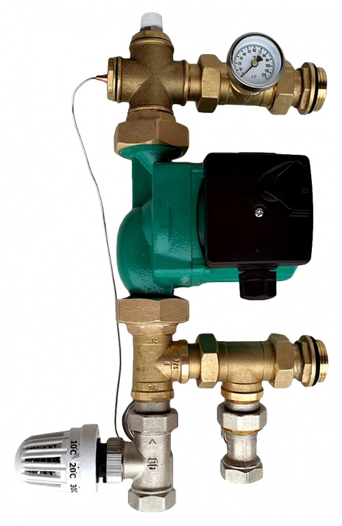 Festwertregelset f/ür Fu/ßbodenheizung mit Pumpe OMI Pumpengruppe TOP PREIS