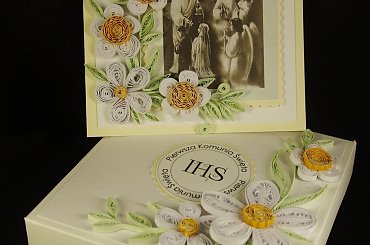 #kartka #ręcznierobiona #komunia