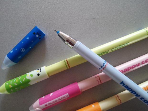 Długopis wymazywalny ścieralny Happy Color