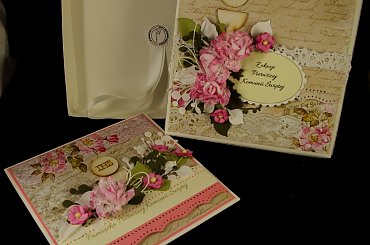 komunia #kartka #ręcznie robiona #steresa #rumia