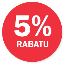 Rabat 5%